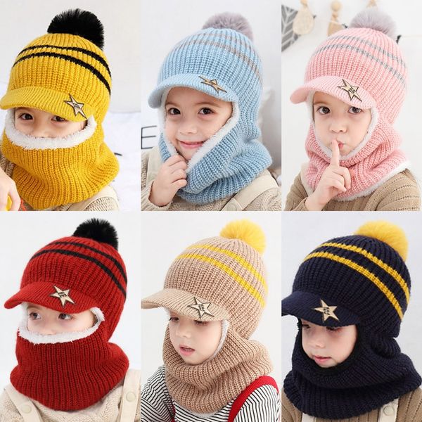 children's plus velvet warm one-piece boy's wool face protection scarf warm hat baby baby baby's hat cap cap winter, Yellow
children's plus velvet warm one-piece boy's wool face protection scarf warm hat baby baby baby's hat cap cap winter, Yellow
