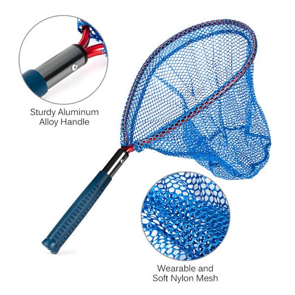 portable fishing landing net fishing net with nylon mesh aluminum pole perfect for kids catch and release
portable fishing landing net fishing net with nylon mesh aluminum pole perfect for kids catch and release