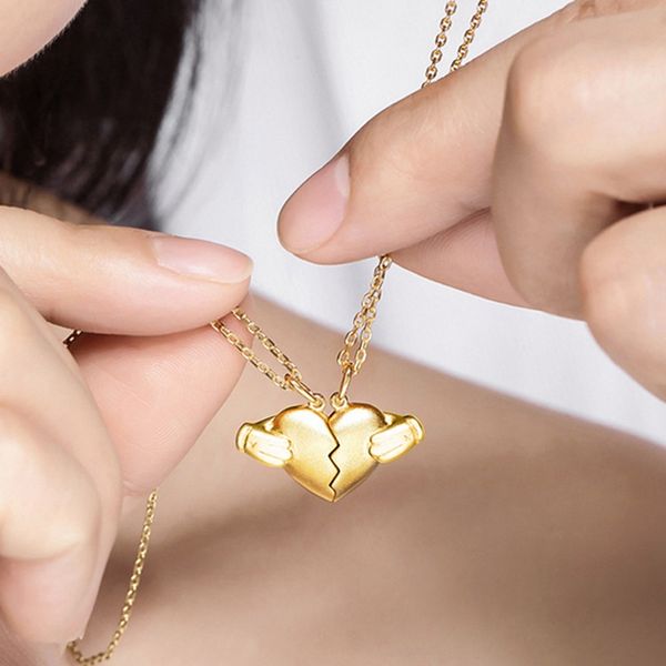 2pcs creative heart break necklace friendship couple pendant necklaces heartbreak choker for men women lovers bff jewelry gift, Silver
2pcs creative heart break necklace friendship couple pendant necklaces heartbreak choker for men women lovers bff jewelry gift, Silver