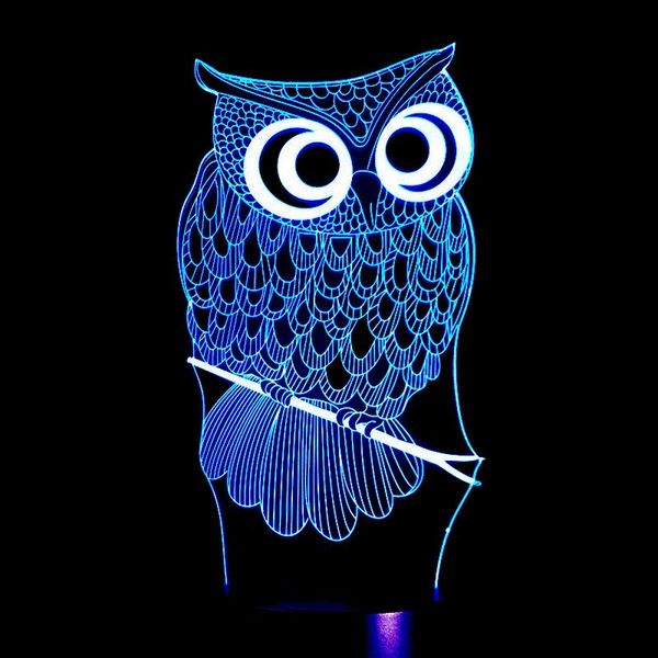3 colors change led night lamp cartoon owl 3d hologram luminarias red blue purple changeable mood lamp 80cm cable us eu plug
3 colors change led night lamp cartoon owl 3d hologram luminarias red blue purple changeable mood lamp 80cm cable us eu plug