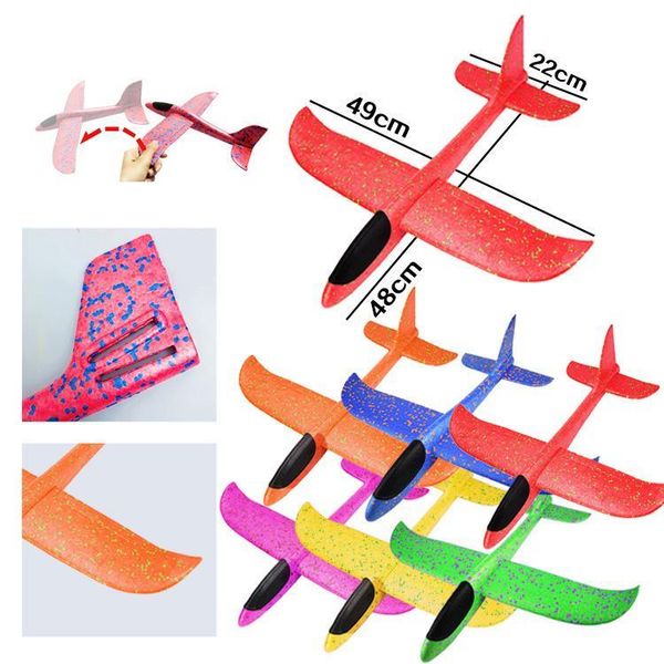 epp foam hand throw airplane outdoor launch glider plane kids gift toy 48cm interesting toys
epp foam hand throw airplane outdoor launch glider plane kids gift toy 48cm interesting toys