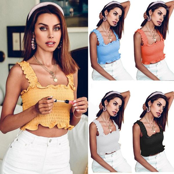 min female clothing summer womens designer tanks fashion pleated solid color backless female tank top, White
min female clothing summer womens designer tanks fashion pleated solid color backless female tank top, White