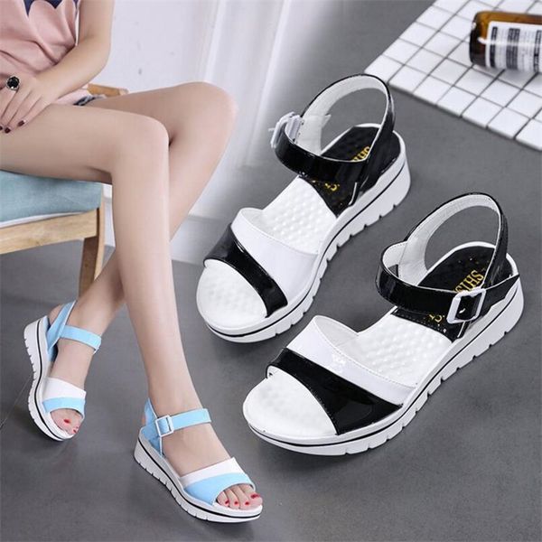 spring and summer new women's shoes casual sandals round toe female sandals belt buckle fish mouth women's shoes, Black
spring and summer new women's shoes casual sandals round toe female sandals belt buckle fish mouth women's shoes, Black