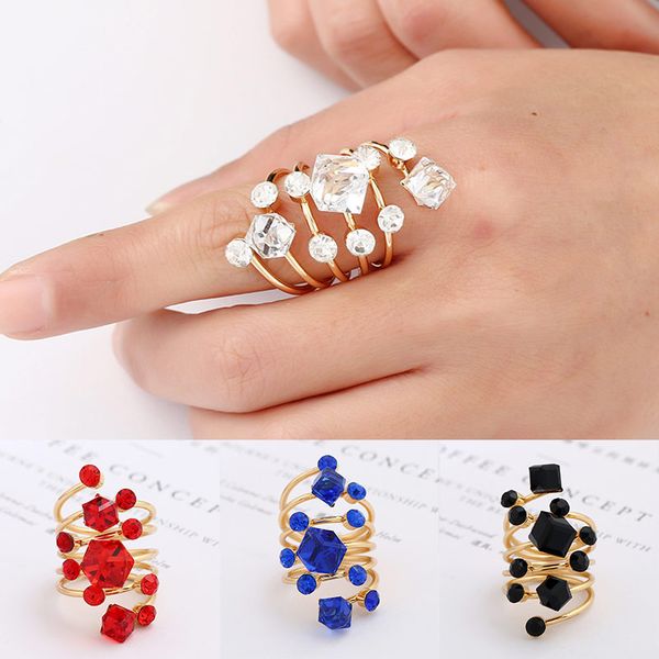 women exquesite black punk crystal 1pc open unique knuckle finger midi rings opening gold rhinestone adjustable rings, Golden;silver
women exquesite black punk crystal 1pc open unique knuckle finger midi rings opening gold rhinestone adjustable rings, Golden;silver