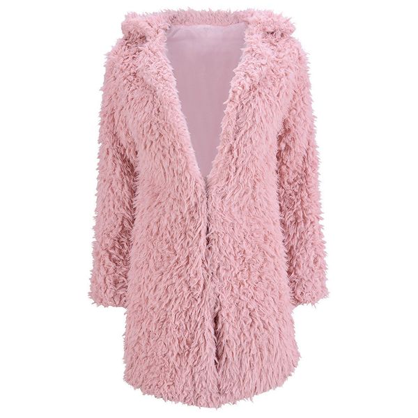 fur women ladies warm artificial wool coat fux fur jack lapel winter outerwear women winter fux long sleeve lapel coat, Black
fur women ladies warm artificial wool coat fux fur jack lapel winter outerwear women winter fux long sleeve lapel coat, Black