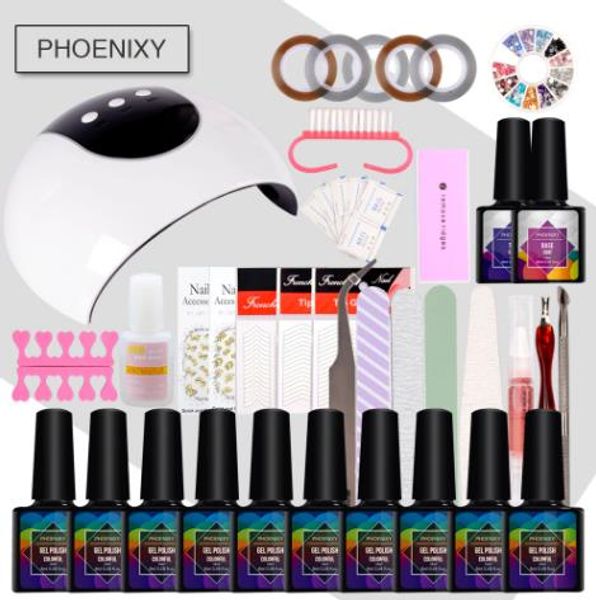 manicure set nail kit 24w led lamp for 10pcs gel nail polish lacquer varnish semi permanent extension kit nail art set
manicure set nail kit 24w led lamp for 10pcs gel nail polish lacquer varnish semi permanent extension kit nail art set