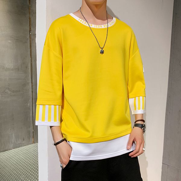 2019 осенние толстовки мужская уличная одежда пуловер easy seven part втулки хип-хоп в китайском стиле полосатый синий желтый, Black
2019 осенние толстовки мужская уличная одежда пуловер easy seven part втулки хип-хоп в китайском стиле полосатый синий желтый, Black