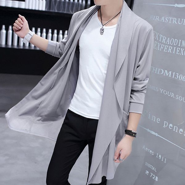 windswear men's mid-long style new style handsome korean cloak outerwear fashion sunscreen clothes in spring and summer of 2019, Tan;black
windswear men's mid-long style new style handsome korean cloak outerwear fashion sunscreen clothes in spring and summer of 2019, Tan;black