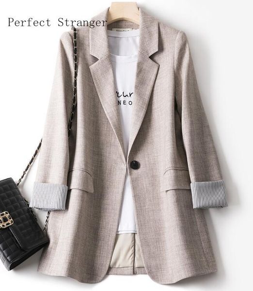 women's suits & blazers 2021 spring summer arrival loose turn-down collar long sleeve women suit coat, White;black
women's suits & blazers 2021 spring summer arrival loose turn-down collar long sleeve women suit coat, White;black