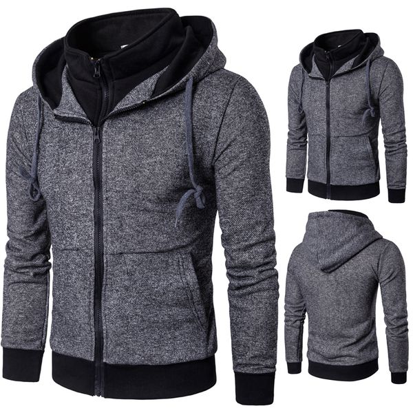 fake two piece hooded sweatshirt men 2018 autumn winter hoodies outwear coat male clothing solid color hoody tracksuit, Black
fake two piece hooded sweatshirt men 2018 autumn winter hoodies outwear coat male clothing solid color hoody tracksuit, Black