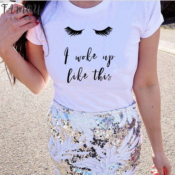i woke up like this eyelashes t shirt womens lashes tshirts spandex summer fashion graphic tshirt tumblr eyelash shirt outfits, White
i woke up like this eyelashes t shirt womens lashes tshirts spandex summer fashion graphic tshirt tumblr eyelash shirt outfits, White
