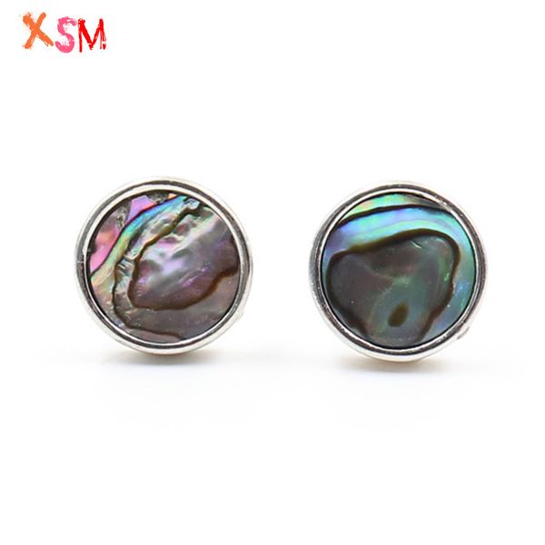 xinshangmie fashion round shape 11x11mm natural abalone shell stud earrings for women simple earrings jewelry 1pcs, Golden;silver
xinshangmie fashion round shape 11x11mm natural abalone shell stud earrings for women simple earrings jewelry 1pcs, Golden;silver