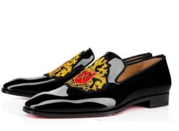 new men wedding shoes luxury designers red bottom loafers business dress shoes,black patent leather loubiflat forever 35-46
new men wedding shoes luxury designers red bottom loafers business dress shoes,black patent leather loubiflat forever 35-46