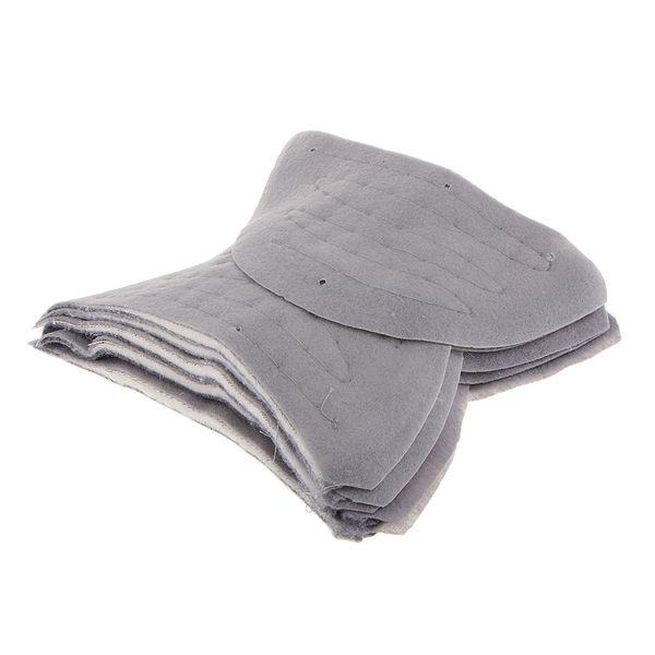 10 pieces gray cotton sponge shoulder padding insert supplies for men women coats shirts suits clothes, Black
10 pieces gray cotton sponge shoulder padding insert supplies for men women coats shirts suits clothes, Black