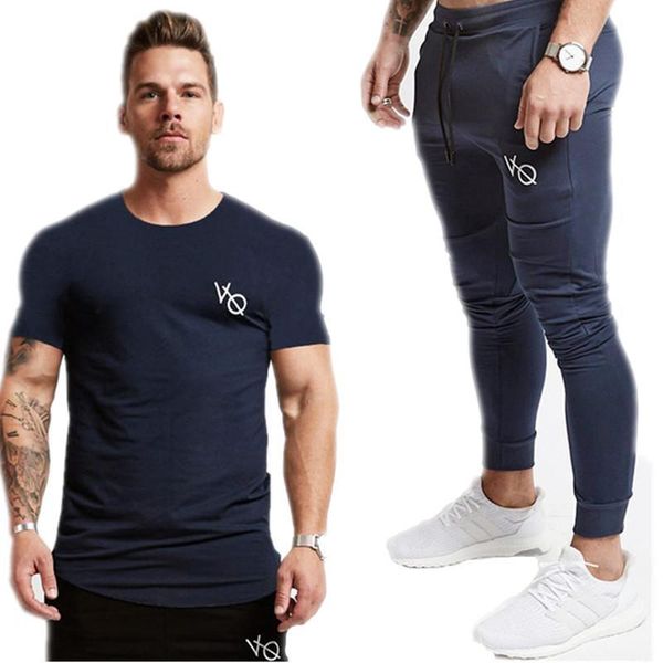 brand spring summer mens fashion sportswear shirt +joggers sets clothes track tracksuits male set trend vintage size -2xl, Gray
brand spring summer mens fashion sportswear shirt +joggers sets clothes track tracksuits male set trend vintage size -2xl, Gray