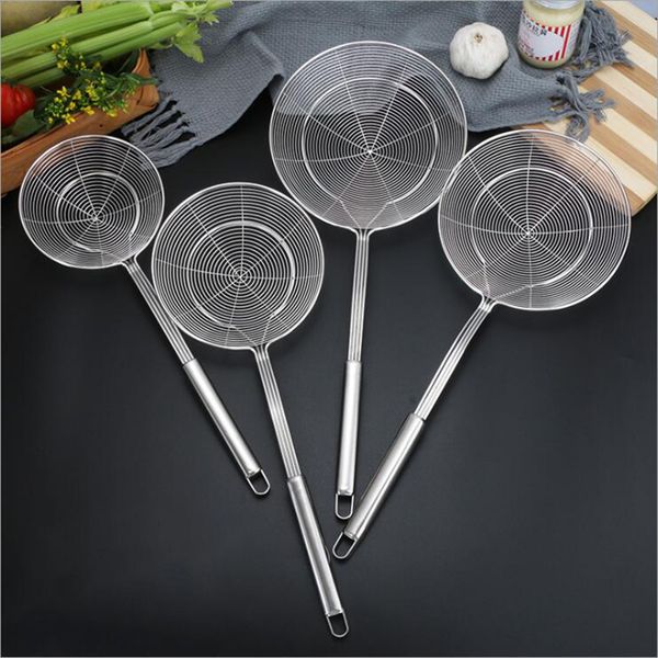 2pcs dia 16cm/6.3 inch stainless spider strainer skimmer ladle,more solid durable for food dumpling noodle
2pcs dia 16cm/6.3 inch stainless spider strainer skimmer ladle,more solid durable for food dumpling noodle