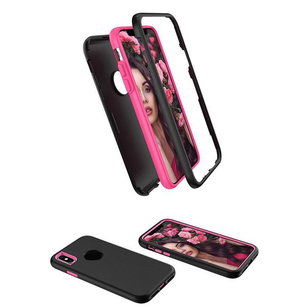 3 in 1 defender case for iphone 6 7 8 xs max xr samsung s10 plus a20 a50 a70