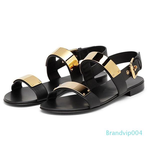 s non-slip beach shoes fashion metal decoration flat sandals tide casual leather slippers man gladiator sandals eu38-eu46, Black
s non-slip beach shoes fashion metal decoration flat sandals tide casual leather slippers man gladiator sandals eu38-eu46, Black