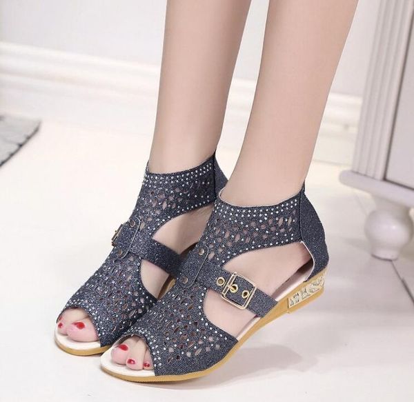 high heel sandal women sandal retro wedges gladiator shoes woman shoes hollow leather summer casual womens sandals, Black
high heel sandal women sandal retro wedges gladiator shoes woman shoes hollow leather summer casual womens sandals, Black