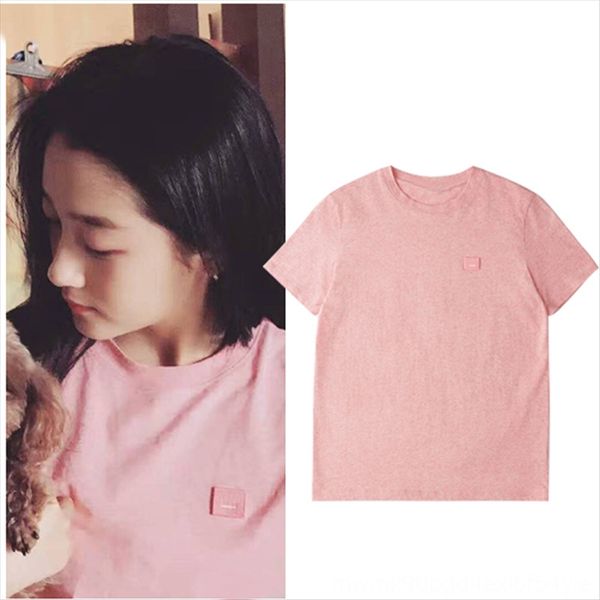 2020 summer guan xiaotong pink smiling face loose ins super t-shirt underpants fire short-sleeved t-shirt female, White
2020 summer guan xiaotong pink smiling face loose ins super t-shirt underpants fire short-sleeved t-shirt female, White