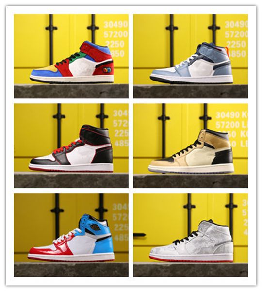 wholesale new 1 i og mid fearless gym red wmns men basketball shoes designer 1s sneakers sports outdoor trainers good quality size 36-46, Black
wholesale new 1 i og mid fearless gym red wmns men basketball shoes designer 1s sneakers sports outdoor trainers good quality size 36-46, Black