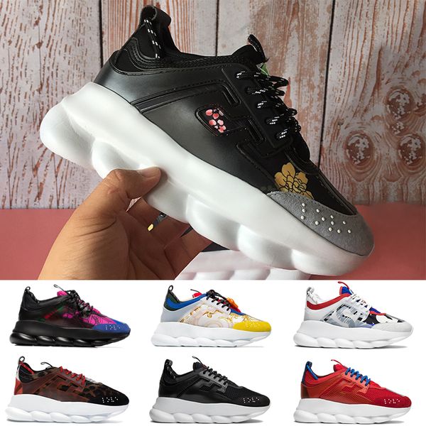 2020 chain reaction men women casual designer shoes floral black multi color rubber suede chainz white tan mens trainers sneakers us5.5-11
2020 chain reaction men women casual designer shoes floral black multi color rubber suede chainz white tan mens trainers sneakers us5.5-11