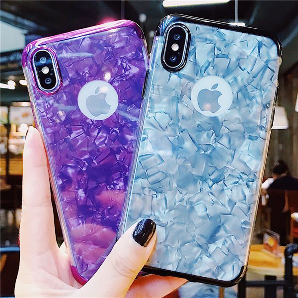 fashion cool sea shell design dropproof tpu soft cover skin back glossy electroplate phone case cover for iphone x xs xr xs max 6 7 8 plus
fashion cool sea shell design dropproof tpu soft cover skin back glossy electroplate phone case cover for iphone x xs xr xs max 6 7 8 plus