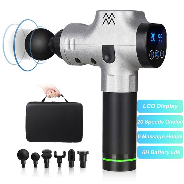 lcd display 20 speeds massage gun deep muscle massager massage exercising relaxation slimming shaping pain relief
lcd display 20 speeds massage gun deep muscle massager massage exercising relaxation slimming shaping pain relief