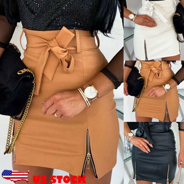 fashion skirt women high waist zipper up pu leather short mini skirt clubwear, Black
fashion skirt women high waist zipper up pu leather short mini skirt clubwear, Black