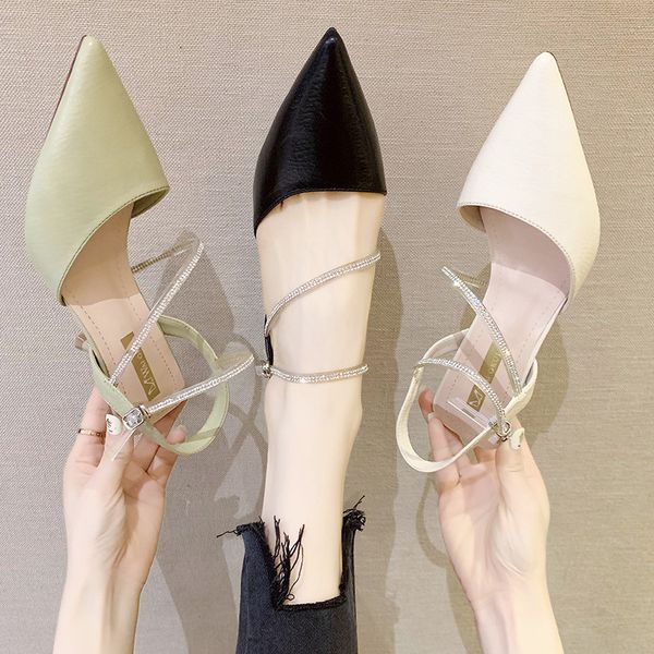 pointed heel sandals high heels black shoes for women 2020 women's buckle strap all-match heeled beige sale stiletto fashion
pointed heel sandals high heels black shoes for women 2020 women's buckle strap all-match heeled beige sale stiletto fashion