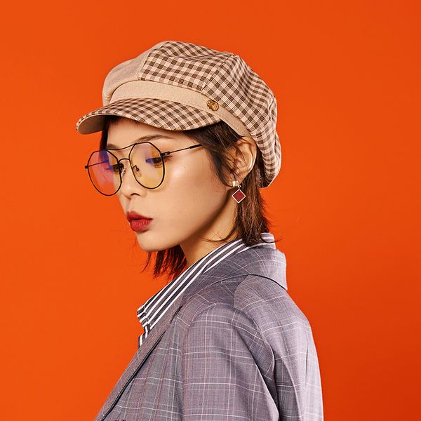 plaid cotton cap beret winter female patchwork hat for women stylish artist painter newspaper caps black gray shade sailor hats, Blue;gray
plaid cotton cap beret winter female patchwork hat for women stylish artist painter newspaper caps black gray shade sailor hats, Blue;gray