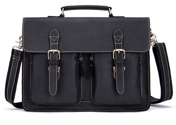 retro men genuine leather business briefcases shoulder crossbody cowhide lapmessenger bags casual travel handbags d254
retro men genuine leather business briefcases shoulder crossbody cowhide lapmessenger bags casual travel handbags d254