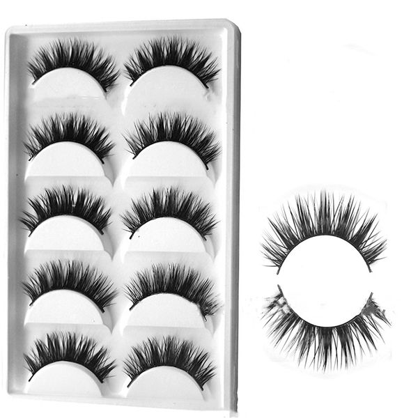 new 5 pairs fashion women soft natural long cross fake eye lashes handmade thick false eyelashes extension beauty makeup tools
new 5 pairs fashion women soft natural long cross fake eye lashes handmade thick false eyelashes extension beauty makeup tools