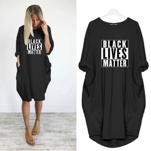 black lives matter womens new dresses trendy letter printing crew neck casual party dress fashion long sleeves wholesale for unisex, Black;gray
black lives matter womens new dresses trendy letter printing crew neck casual party dress fashion long sleeves wholesale for unisex, Black;gray