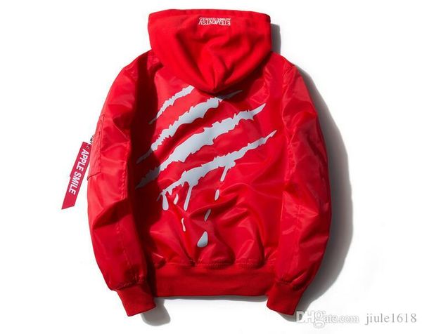 kanye куртка способа печати ma1 bomber jacket men streetwear hip hop марка одежда yeeus печати бомбер, Black;brown 
kanye куртка способа печати ma1 bomber jacket men streetwear hip hop марка одежда yeeus печати бомбер, Black;brown