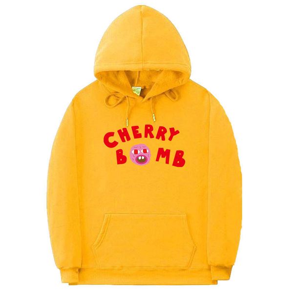 new 2020 cherry bomb sweater men and women fashion sweater tide brand hooded pullover fashion coat, Black
new 2020 cherry bomb sweater men and women fashion sweater tide brand hooded pullover fashion coat, Black