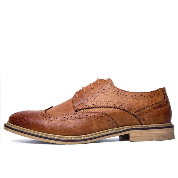 new arrival luxury italian men brogue dress shoes formal business oxfords shoes for men british brand men leather flats, Black
new arrival luxury italian men brogue dress shoes formal business oxfords shoes for men british brand men leather flats, Black