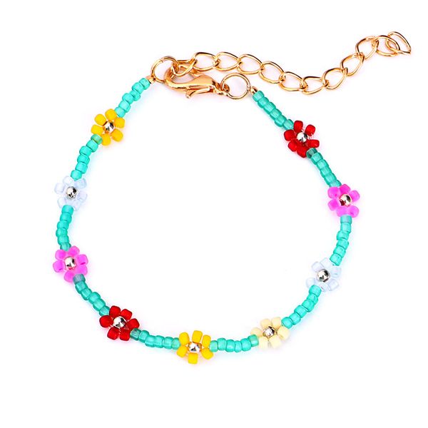 hand-woven creative bracelet with imported rice beads and colorful flowers from japan, Golden;silver
hand-woven creative bracelet with imported rice beads and colorful flowers from japan, Golden;silver
