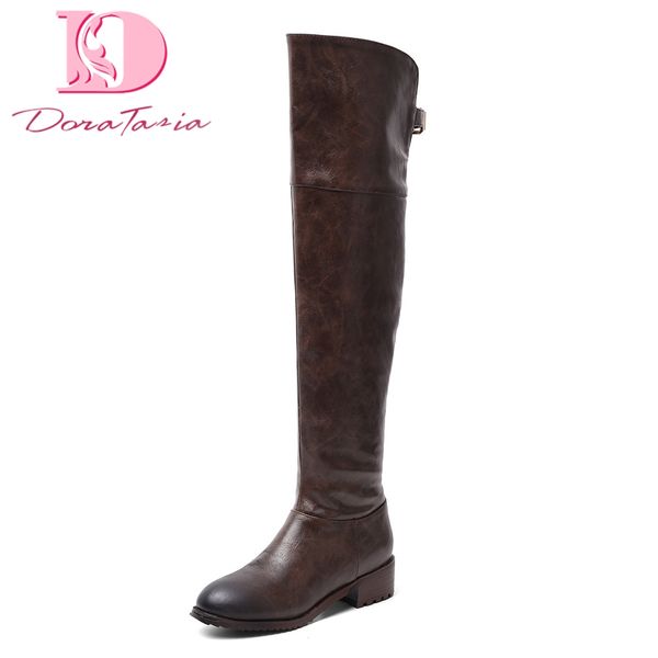 doratasia brand big size 48 vintage chunky heels shoes woman riding boots casual over the knee boots women, Black
doratasia brand big size 48 vintage chunky heels shoes woman riding boots casual over the knee boots women, Black