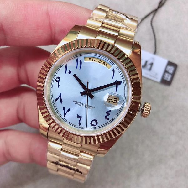 u1 factory st9 ice blue arabic dial day automatic date movement 40mm men watch watches 316l stainless steel bracelet steel mens 228238 wrist, Slivery;brown
u1 factory st9 ice blue arabic dial day automatic date movement 40mm men watch watches 316l stainless steel bracelet steel mens 228238 wrist, Slivery;brown