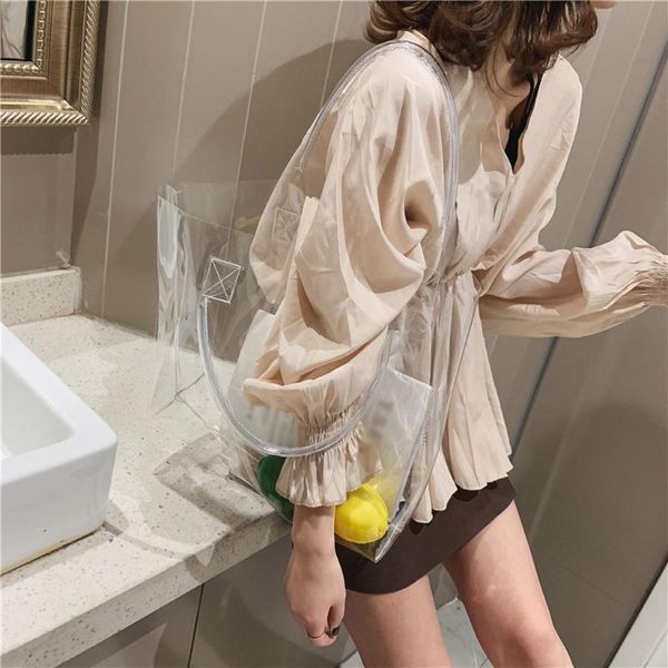 aelicy letter laser transparent jelly tote ladies fashion leisure beach shoulder bag female handbags bags t23
aelicy letter laser transparent jelly tote ladies fashion leisure beach shoulder bag female handbags bags t23