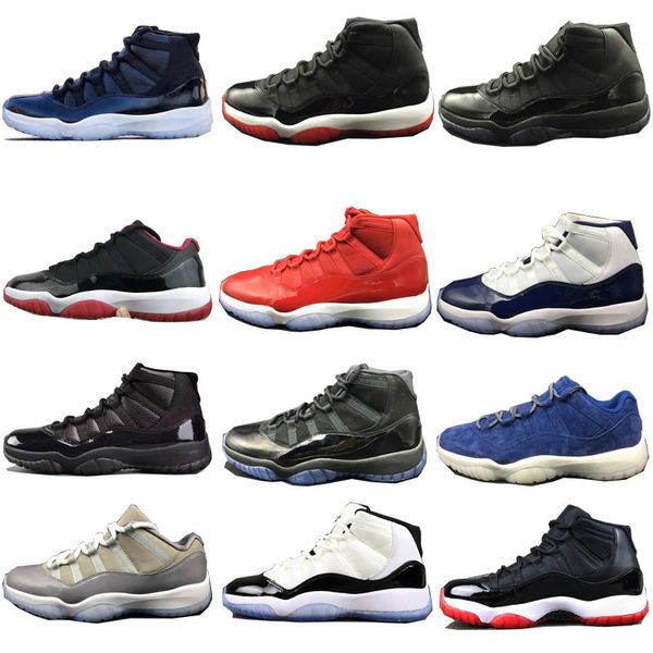 Hot Sale 11s XI Basketball Shoes for Men Women Concord Chicago Prom Night Low Cut Bred Cool Grey Sport Shoes Trainers Size 36-45
Hot Sale 11s XI Basketball Shoes for Men Women Concord Chicago Prom Night Low Cut Bred Cool Grey Sport Shoes Trainers Size 36-45