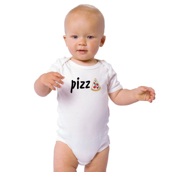 cotton newborn toddler baby girl boy summer clothes short sleeve pizza funny print cute baby bodysuit 0-24m, White
cotton newborn toddler baby girl boy summer clothes short sleeve pizza funny print cute baby bodysuit 0-24m, White