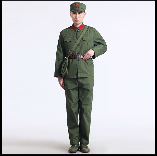 korea war china air force old army uniform vietnam war soldiers suits stage performance nostalgia costume red guard clothing, Black;red
korea war china air force old army uniform vietnam war soldiers suits stage performance nostalgia costume red guard clothing, Black;red