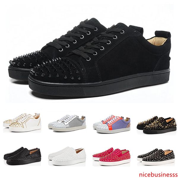 2019 designer fashion luxury s studded spikes flats shoes for men women black party lovers genuine leather casual sneakers
2019 designer fashion luxury s studded spikes flats shoes for men women black party lovers genuine leather casual sneakers