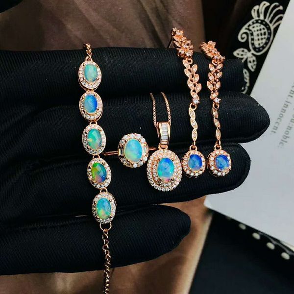 video fidelity natural 5*7mm opal s925 sterling silver fine jewelry sets women color gemstone ring/earrings/pendant/bracelets, Black
video fidelity natural 5*7mm opal s925 sterling silver fine jewelry sets women color gemstone ring/earrings/pendant/bracelets, Black