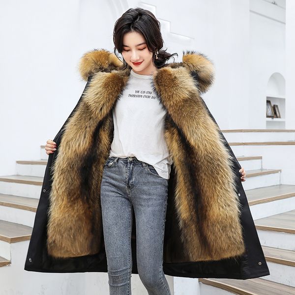 luxury winter mink fur coat women long parka real fur jackets hooded snow wear outdoor outerwear windbreaker overcoat high quality, Black
luxury winter mink fur coat women long parka real fur jackets hooded snow wear outdoor outerwear windbreaker overcoat high quality, Black
