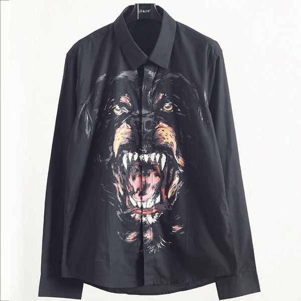luxury new mens designer black shirt mens fashion brand dog head printed slim fit long sleeve mens shirts casual cotton shirt, White;black
luxury new mens designer black shirt mens fashion brand dog head printed slim fit long sleeve mens shirts casual cotton shirt, White;black