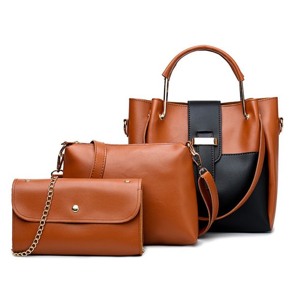 3pcs/set composite bag pu leather handbags crossbody bags for women casual bolso mujer tote bag sac a main shoulder
3pcs/set composite bag pu leather handbags crossbody bags for women casual bolso mujer tote bag sac a main shoulder