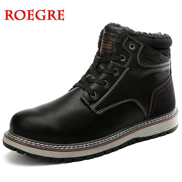 classic men winter boots plush warm men snow boots waterproof non-slip ankle lace-up outdoor male hiking shoes size 46, Black
classic men winter boots plush warm men snow boots waterproof non-slip ankle lace-up outdoor male hiking shoes size 46, Black